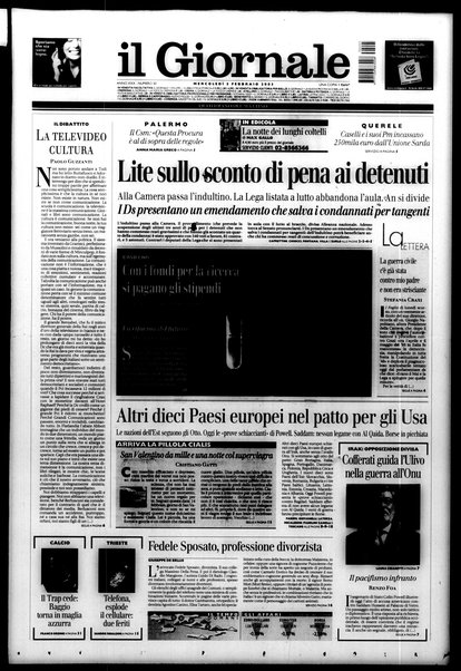 Il giornale : quotidiano del mattino